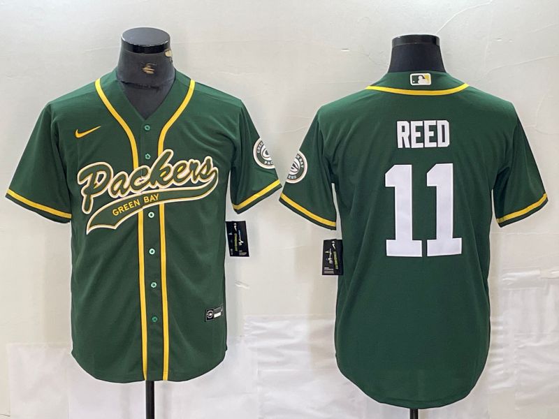 Men Green Bay Packers #11 Reed Green Nike 2024 Co Branding Game NFL Jersey style 1->green bay packers->NFL Jersey